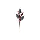 3 Pick Galhos de Pinheiro e Berries Natalinos 48CM
