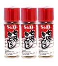 3 pimenta vermelha em pó shichimi togarashi s&b - 15 gramas