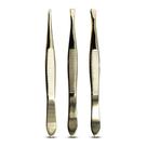 3 Pinças Aço Inox para Design de Sobrancelhas Reta Chanfrada Fina 3 Pinças Aço Inox para Design de Sobrancelhas Reta Chanfrada Fina