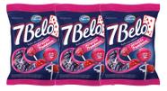3 Pirulito Framboesa 7 Belo Arcor 50 Unidades Pacote 500g
