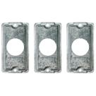3 Placa Condulete 3/4 Alumínio Sieg Para Tomada Redonda
