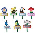 3 Placas com Frases Casa e Jardim Decorativas em Madeira - Garden 3 Placas com Frases Casa e Jardim Decorativas em Madeira - Garden