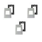 3 Placas Espelho 4x2 2 Mód Cinza Legrand Pial Plus+ 618502CZ 3 Placas Espelho 4x2 2 Mód Cinza Legrand Pial Plus+ 618502CZ
