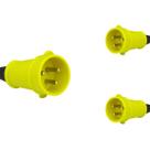 3 Plug Industrial 32A Steck Linha Brasikon 2P+T 100/130V 3 Plug Industrial 32A Steck Linha Brasikon 2P+T 100/130V