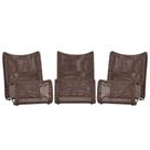 3 Poltronas Texas em Alumínio Pintura Fendi Corda Náutica Trama Original