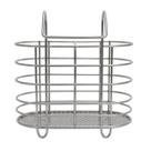 3 Porta Talher Cromado Aramado Resistente Com 2 Divisórias 3 Porta Talher Cromado Aramado Resistente Com 2 Divisórias