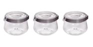 3 Potes 700 Ml Hermético Mantimento C/Trava Bolacha Biscoito 3 Potes 700 Ml Hermético Mantimento C/Trava Bolacha Biscoito