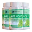 3 Potes Boldo do Chile 500mg Natural Kit 180 Cáps