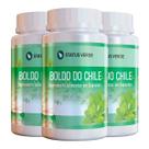 3 Potes Boldo do Chile Puro 500mg Kit 360 Cáps