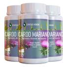 3 Potes Cardo Mariano Puro Kit 240 Cáps 500mg
