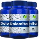 3 Potes Dolomita Kit 360 Cápsulas - Fonte Verde