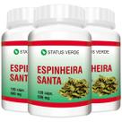 3 Potes Espinheira Santa Natural Kit 360 Cáps de 500mg