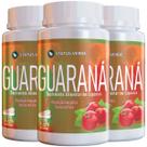 3 Potes Guaraná Puro Concentrado Kit 360 Cáps