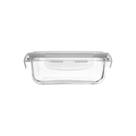 3 Potes Herméticos com Tampa Lyor de Vidro 1L/640ml/370ml 3 Potes Herméticos com Tampa Lyor de Vidro 1L/640ml/370ml