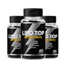 3 Potes Lipo Top Original 60 Cápsulas