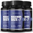 3 Potes Maximus Size Natural Para Homem Kit 180 Cáps