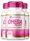3 Potes Ômega Mulher Concentrado Kit 180 Cáps 3 Potes Ômega Mulher Concentrado Kit 180 Cáps