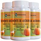 3 Potes Semente de Abóbora Extrato Seco Kit 180 Cáps