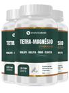 3 Potes Tetra Magnésio Concentrado Kit 360 Cáps