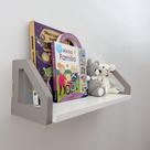 3 Prateleiras colorida decoração infantil geométrica 45x15cm