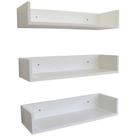 3 Prateleiras para Livros 60x20x11,5cm
