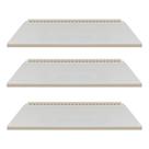 3 Prateleiras Refrigerador Copacabana Continental Acrílica Grade Geladeira Kdn42 Kdn43 Kdn44 Kdn46