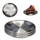 3 Pratos Aço Inox 14cm Premium Resistente Fácil Limpeza 3 Pratos Aço Inox 14cm Premium Resistente Fácil Limpeza
