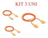3 Protetor Auricular Tiro Esportivo Silicone Pomp Plus 3m