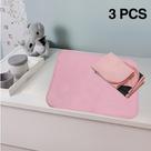 3 Protetores de Colchão 70x50 Absorventes Laváveis Rosa para Desfralde - Vila Flor