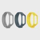 3 Pulseiras de Silicone Colorida Para Samsung Galaxy Fit E Sm R375