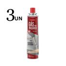 3 Refil Cartucho Gás Maçarico 400mL/215g