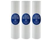 3 Refil Cartucho Polipropileno 10x2.1/2 Hydronix 5 Micras