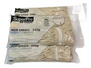 3 Refil Mop Úmido Algodão Ponta Dobrada Bettanin Superpro