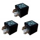 3 Relés Auxiliares Reversores 5 Terminais - 12V 40/30A - DNI 0115 3 Relés Auxiliares Reversores 5 Terminais - 12V 40/30A - DNI 0115