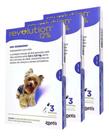 3 Revolution Antipulgas Cães Cão De 2,6 A 5 Kg 9 Pipetas 12%