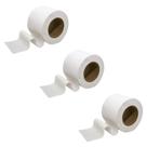 3 Rolo Fita Pvc Branca Isolar Refrigeração/ar Condicionado
