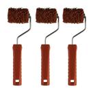 3 Rolo Textura Rustica Atlas 5cm Cabelo Anjo Ref:1155