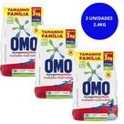 3 Sabão em Pó Lava Roupas Omo Lavagem Perfeita - 2,4kg 3 Sabão em Pó Lava Roupas Omo Lavagem Perfeita - 2,4kg