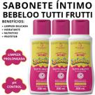 3 Sabonete Íntimo Kit Limpeza Delicada Bebeloo Tutti Frutti!