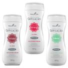 3 Sabonetes Íntimo Líquido Fragrâncias Natu Life: Aroeira, Morango e Menta