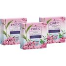 3 Sabonetes Vegetal Hidratante Japan Exotic 170g Davene
