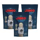 3 Sachê 6Unx20gr Limpa Máquina Jimo Remove Resíduos Sem Cloro Concentrado Não Mancha Tecidos Uso Interno Máquinas Automáticas Semiautomáticas