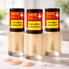 3 Save Nails Roer Unhas Nunca Mais Cora 9ml