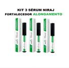 3 Séruns Fort. Alongamento Cílios E Sobrancelhas Niraj 8ml