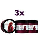 3 Shampoo Gloss vermelho vinho 3 Unid. Tonalizante 350G