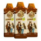 3 Shampoo Good Horse Vitamina A - 700 ML