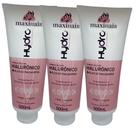 3 Shampoos Hydra Maxihair 500ml Acido Hialuronico e Macadamia