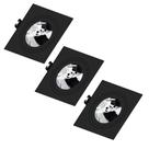 3 Spot Embutir Preto AR70 Base GU10 Bivolt Save Energy