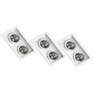 3 Spot Embutir Recuo Save Energy Duplo Par30 E27 Branco 3 Spot Embutir Recuo Save Energy Duplo Par30 E27 Branco