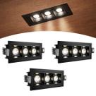 3 Spot Triplo Mini Led Embutido Downlight Micro 4000k Bet89 3 Spot Triplo Mini Led Embutido Downlight Micro 4000k Bet89